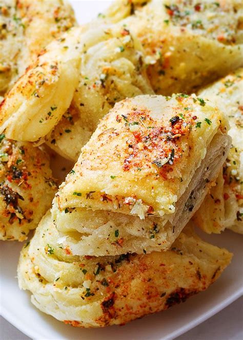 Baked Garlic Parmesan Puffs Recipe — Eatwell101