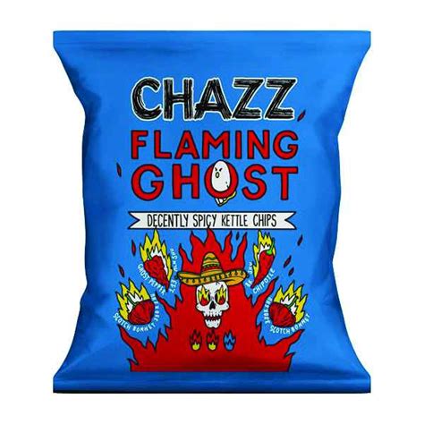 Chazz Potato Chips Flaming Ghost Very Hot 50gr Cbd Oil