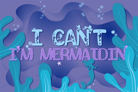 The Mermaid Story Font Duo Extras By Anastasia Feya Fonts SVG Cut