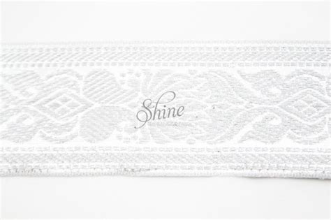 Indian Trim Mm Silver Embroidered Shine Trimmings Fabrics