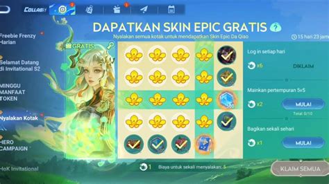 HOK KLAIM SKIN GRATIS DA QIAO DRAGON OF ARTISTRY HONOR OF KINGS