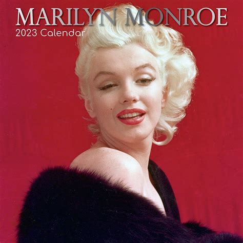 Marilyn Monroe 2023 Calendar Printable Calendar 2023