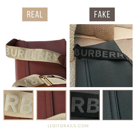 How To Spot Real Vs Fake Burberry Vintage Crossbody Bag Legitgrails