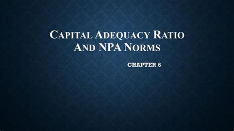 Capital Adequacy Ratio Pptpdf