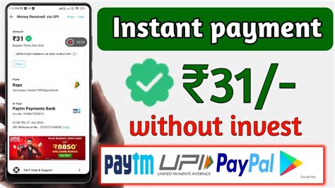 Upi Earning App 2023 Today Instant Payment Earning App Minimum