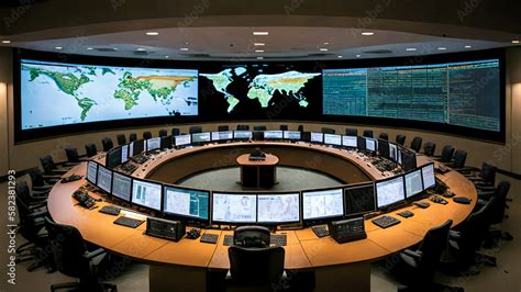 control center,Command center, multimedia, control room, war room Stock Illustration | Adobe Stock