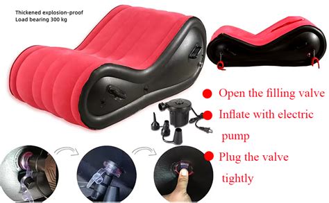 Inflatable Multi Function Sex Sofa With Cuff Kit Bdsm Bondage Play Sex Game