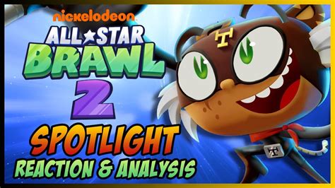 Nickelodeon All Star Brawl El Tigre Spotlight Reaction Analysis