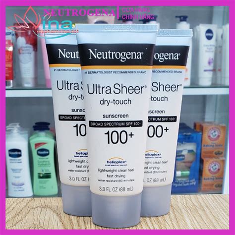 Kem Chống Nắng Neutrogena Ultra Sheer Dry Touch Spf 100 88ml