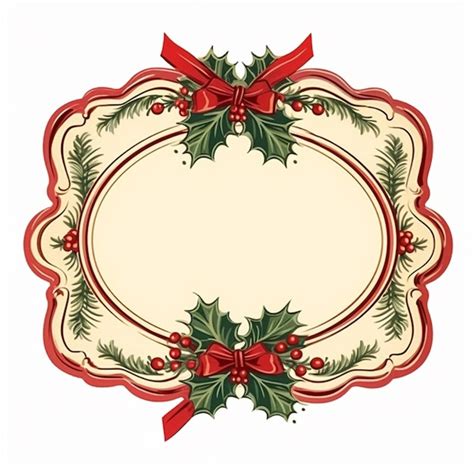 Christmas Label Border Images - Free Download on Freepik