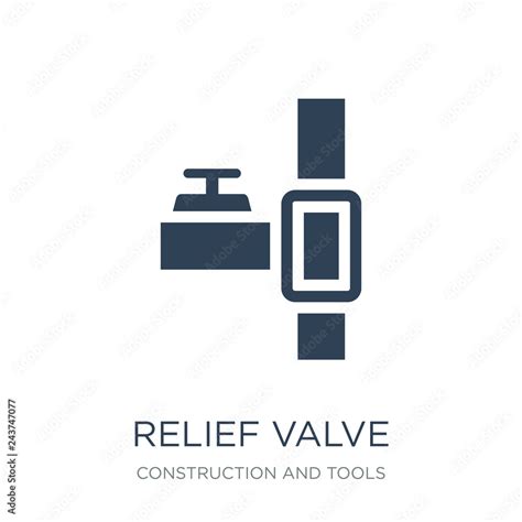 relief valve icon vector on white background, relief valve trend Stock Vector | Adobe Stock