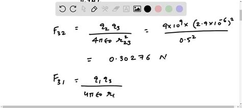 Solved Three Charges Each Equal To C Are Placed At Three