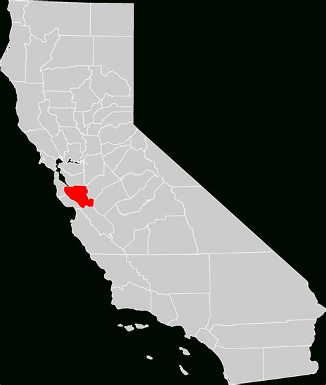 File:california County Map (Santa Clara County Highlighted).svg - Santa ...