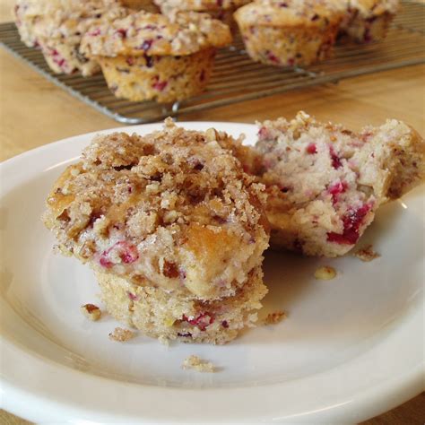 High Altitude Cranberry Pecan Streusel Muffins Recipe Epicurious