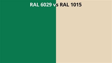 Ral 6029 Vs 1015 Ral Colour Chart Uk