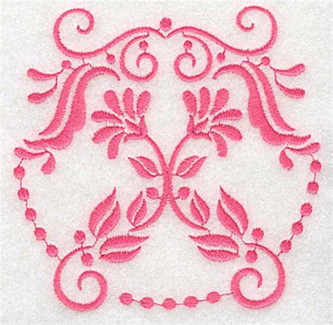 Floral Motif Machine Embroidery Design | Embroidery Library at ...