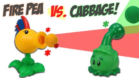 Plants Vs Zombies Fire Peashooter Vs Cabbage Pult Ball Popper Battle