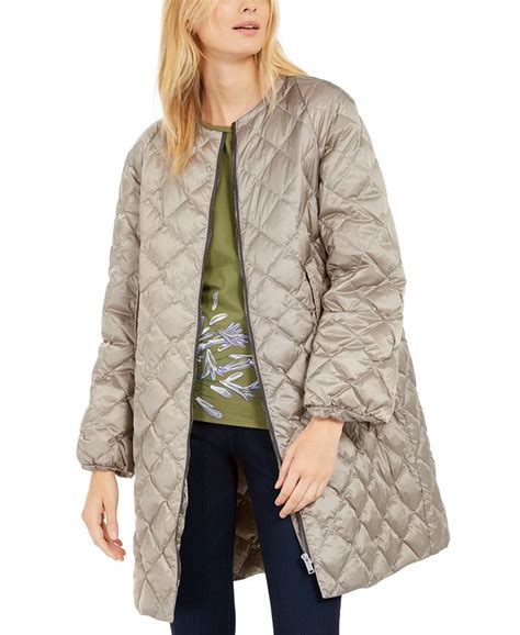 Weekend Max Mara Collarless Quilted Puffer Coat And Reviews Coats