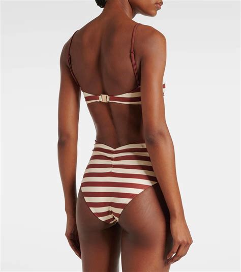 Johanna Ortiz Striped Bikini Top Johanna Ortiz