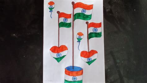 The Best Amazing India Flag Drawing Cute Flag Painting My India