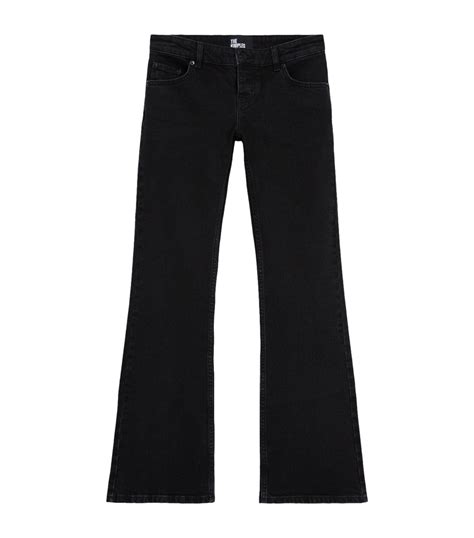 Womens The Kooples Black Bootcut Jeans Harrods Uk