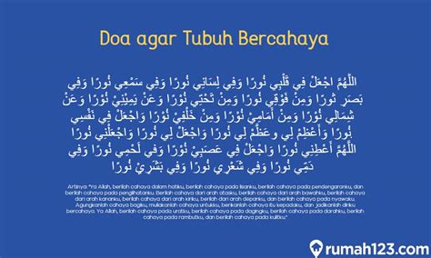 8 Doa Membuka Aura Wajah Agar Tampak Sehat Berseri Lengkap