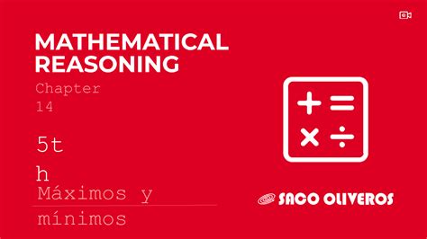 SOLUTION Razonamiento Matematico 5to Grado Maximos Y Minimos Studypool