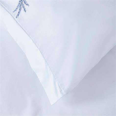 Dorma Ashmore Lavender 100 Cotton Oxford Pillowcase Pair Dunelm