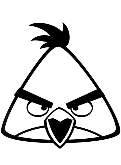 Angry Birds Chuck Coloring Pages Coloring Pages