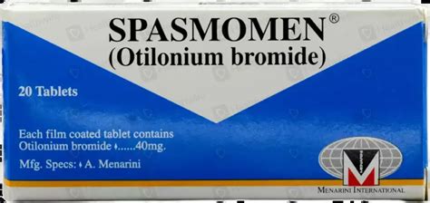 Spasmomen (40mg) 20 Tablets Price in Pakistan - Uses, Dosage, Side Effects