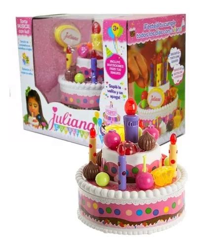 Torta Cumplea Os Juliana Chica Con Luces Distribuidora Lv Env O Gratis