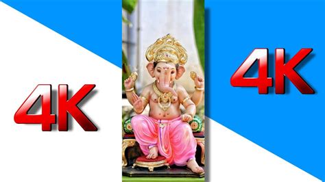 🌸🙏ganesh Chaturthi Full Screen Whatsapp Status Ganpati Bappa 4k