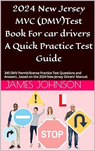 2024 New Jersey Mvc Dmvtest Book For Car Drivers A Quick Practice