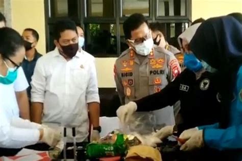 Polda Kalbar Musnahkan 2 Kg Sabu Dan 50 Butir Ekstasi