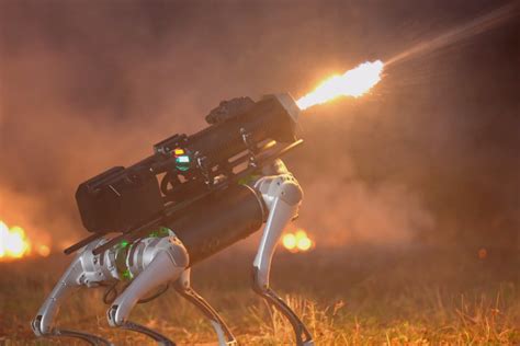 Throwflame Thermonator Roboterhund Mit Flammenwerfer Vorgestellt Update