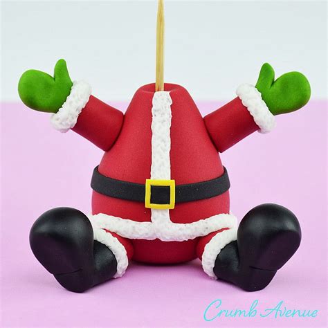 Crumb Avenue Easy To Follow Cake Topper Tutorials Tutorials Santa