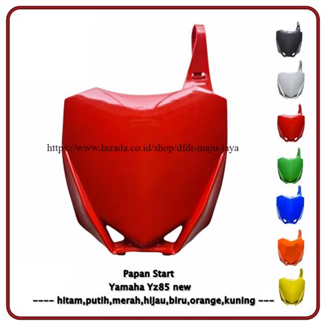 Papan Plat Nomor Depan Yamaha YZ85 New Papan Start YZ 85 New Lazada