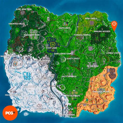 Fortnite Wailing Woods Shooting Gallery Location Where To Get A Score