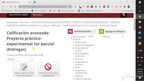 Agregar R Brica A Una Tarea En Moodle Youtube