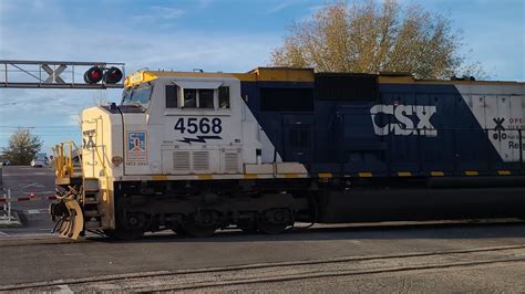 CSX 4568 50th Anniversary Operation Lifesaver Leads A Duo Of SD70AC S