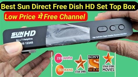 Sun Direct HD Set Top Box Unboxing Review Sun Direct All Dish