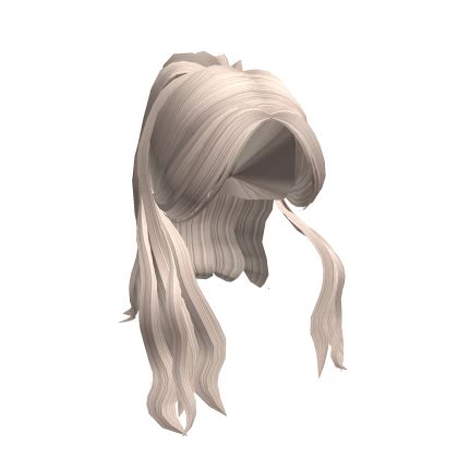 Platinum Blonde Half Up Half Down Roblox