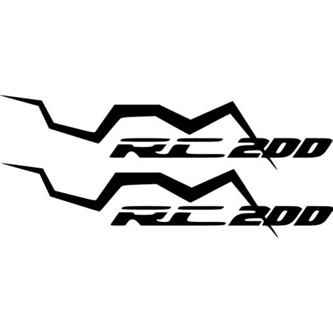 Ktm Rc 200 Die Cut Stickers Decals Decalshouse