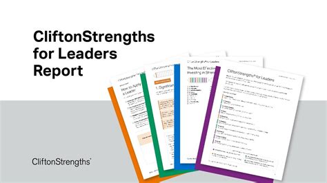 The Cliftonstrengths For Leaders Report Gallup Youtube