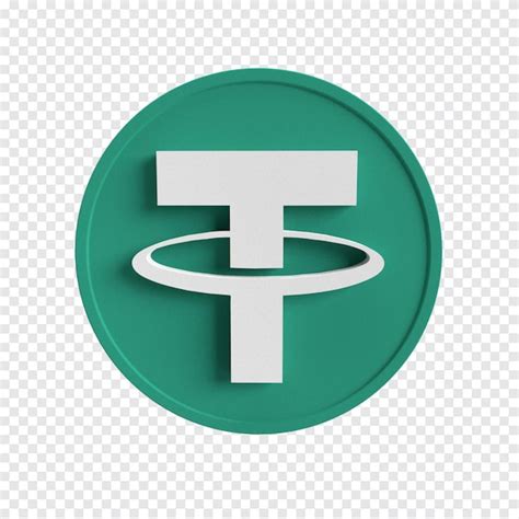 Premium Psd Tether Coin Logo Cryptocurrency High Resolution D Render