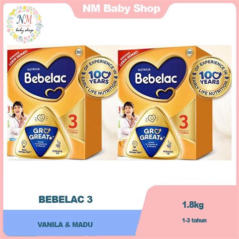 Jual Bebelac Vanilla Madu Gr Usia Tahun Gr Shopee