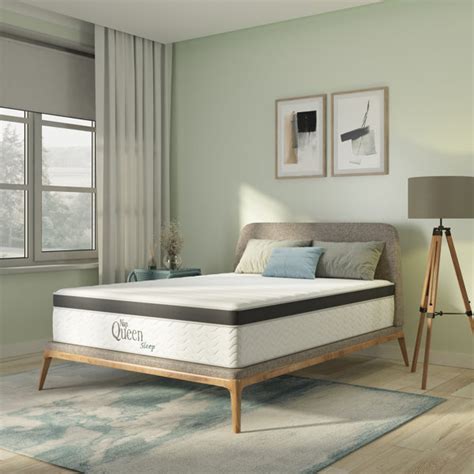 Nap Queen Matelas En Mousse Visco Lastique Et Ressorts Po Maxima