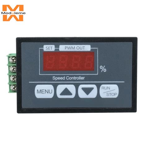 Dc6 60v Dc Pwm Motor Speed Regulator Power Controller With Led Digital Display Slow Start Stop