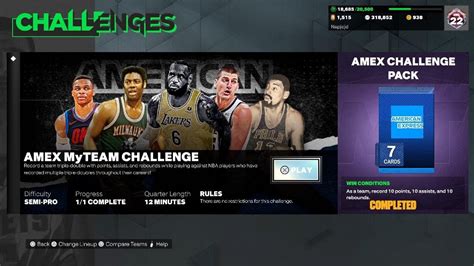 Nba 2k23 Myteam Skills Challenges Amex Myteam Challenge Youtube