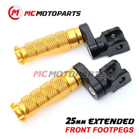 Mm Riser Gold Front Footpegs R Fight For Ducati Monster S R